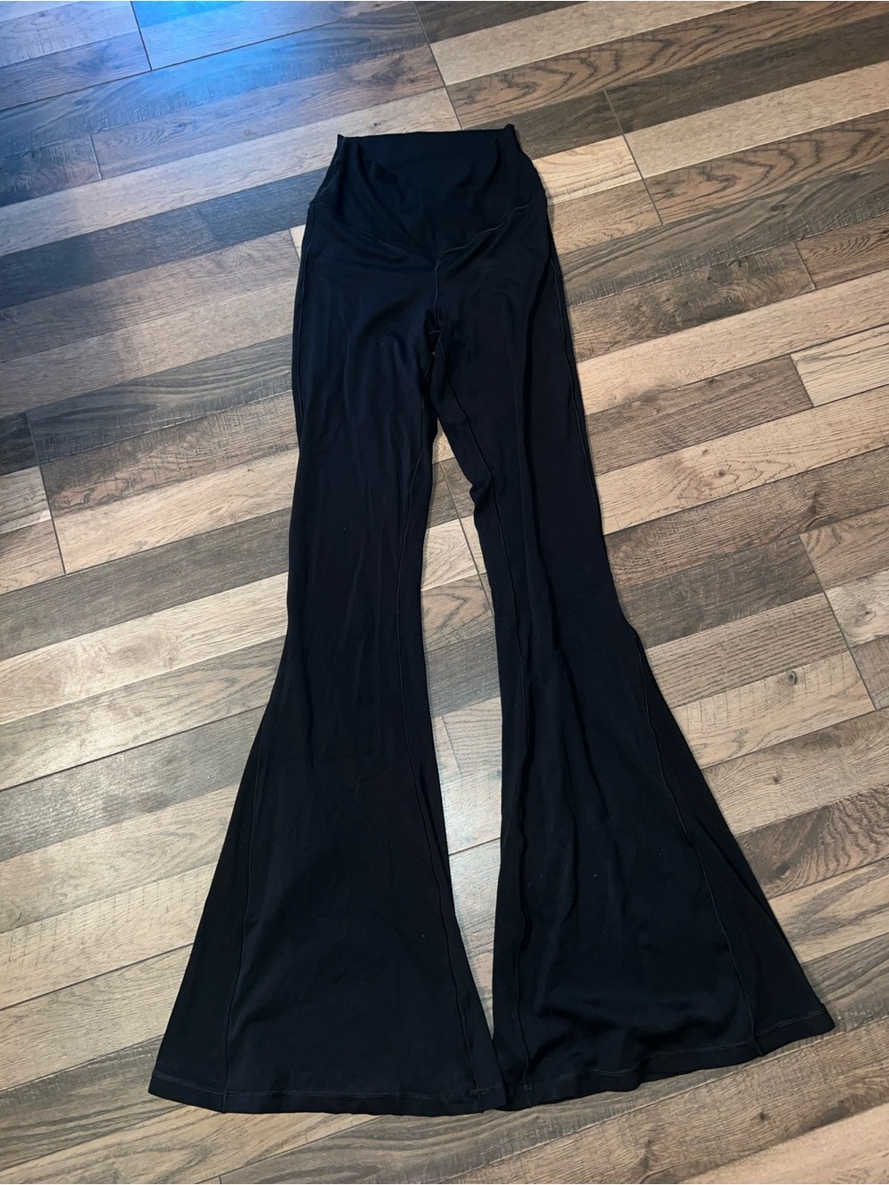 aerie Black Boot Cut Flare Pants